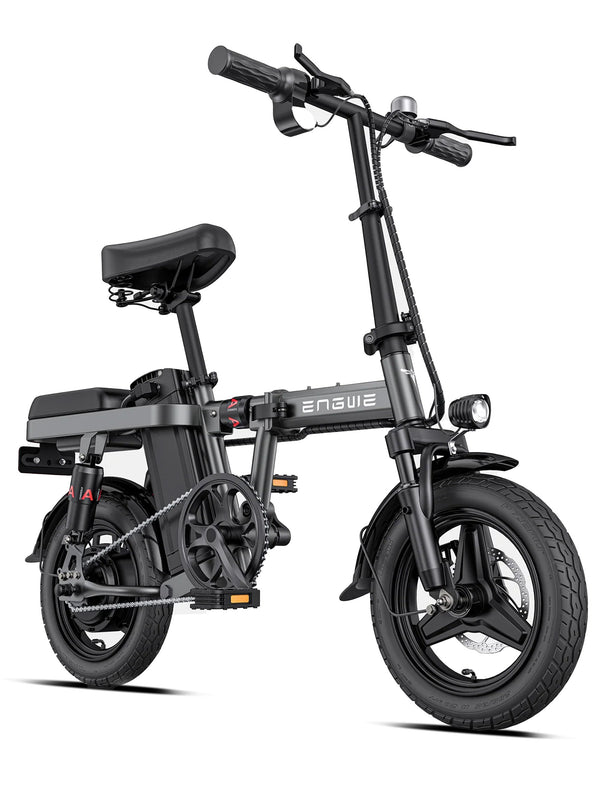 ENGWE T14 350W 20 MPH Bicicleta eléctrica de viaje compacta y plegable